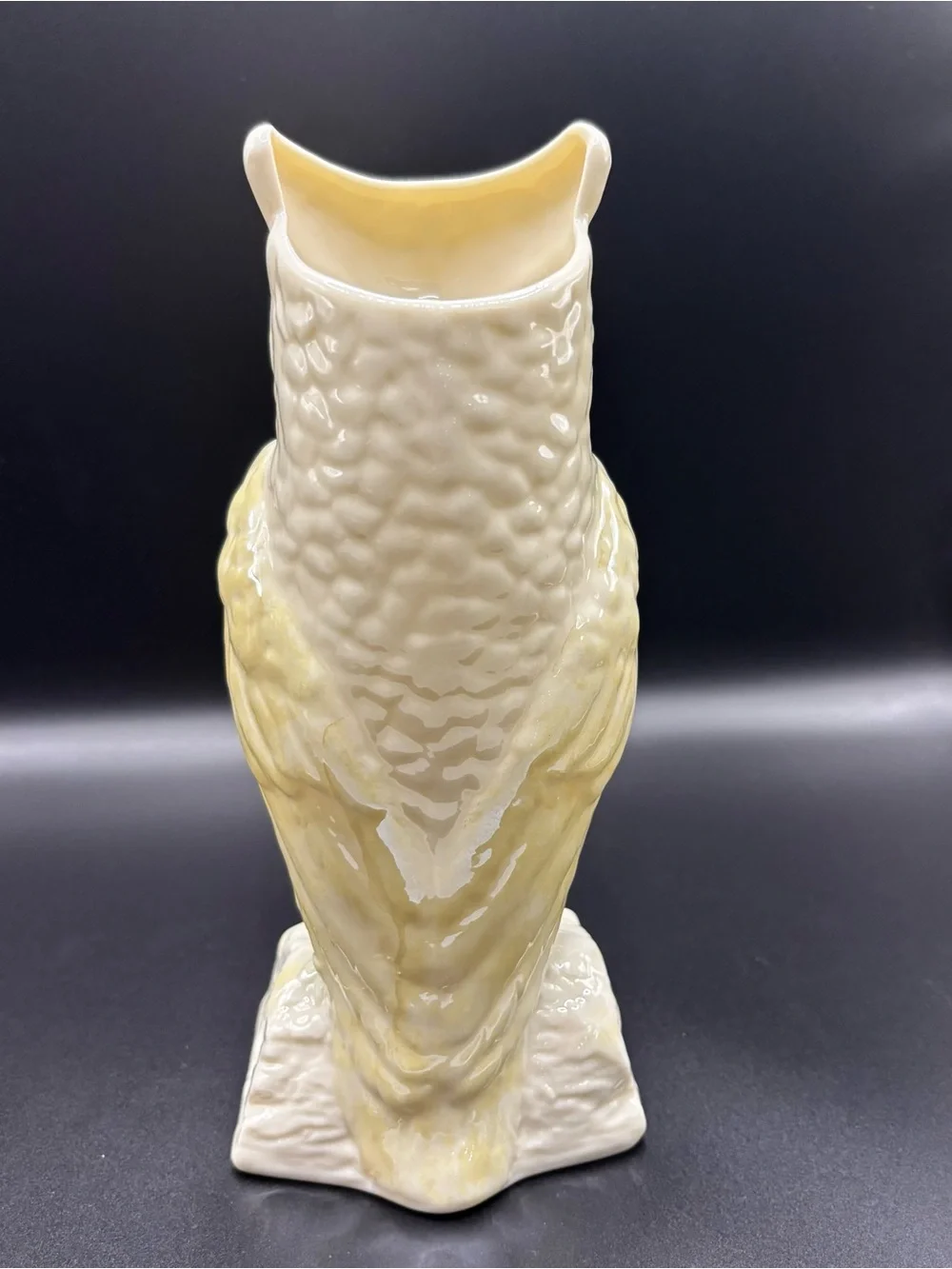 Vintage Irish Belleek Porcelain Owl Vase (1960s/1970s)